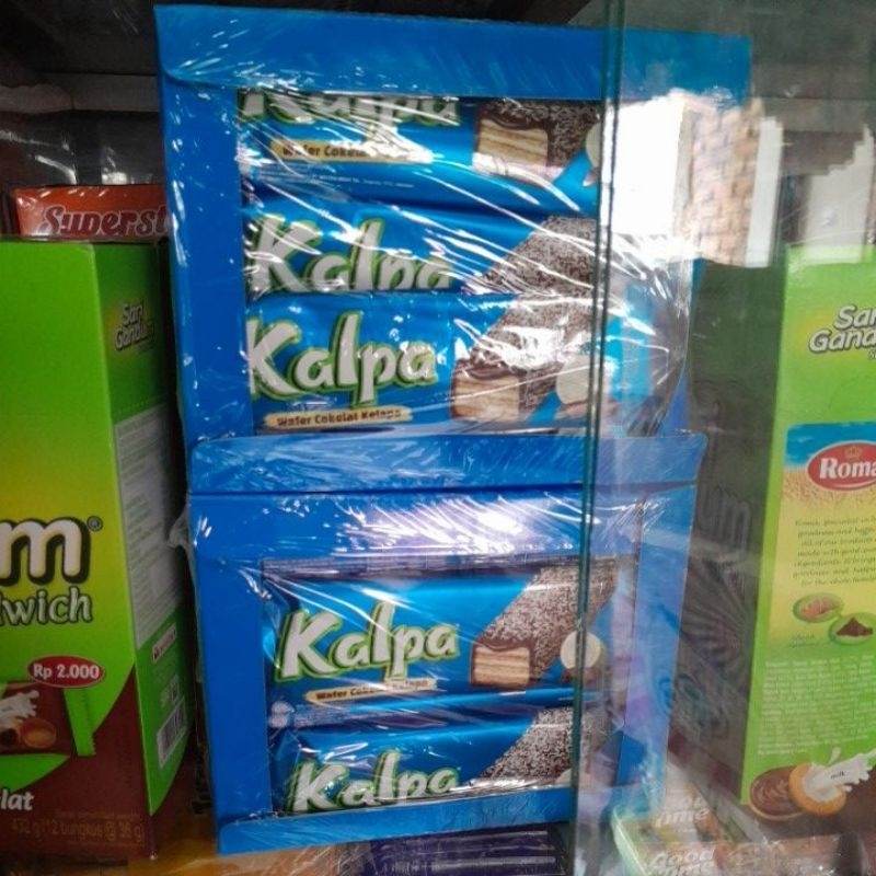 

Kalpa Wafer Cokelat Kelapa 1 box isi 12 Snack