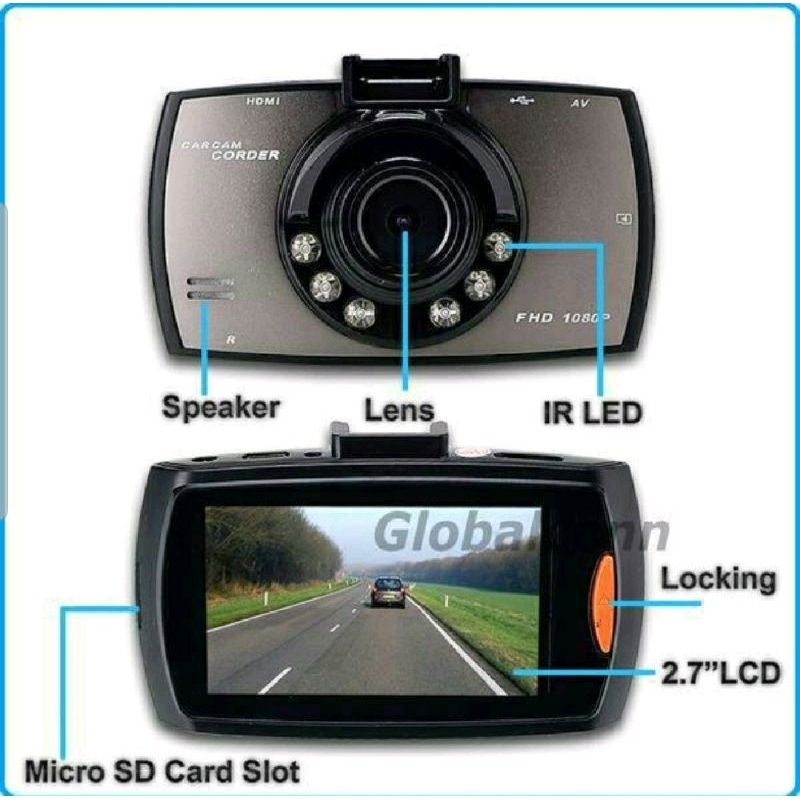 G30 Kamera Mobil Depan DVR G30 Recorder Perekam Mobil Full Hd 1080p 2.7&quot; Kamera perekam Video Car Camera recorder