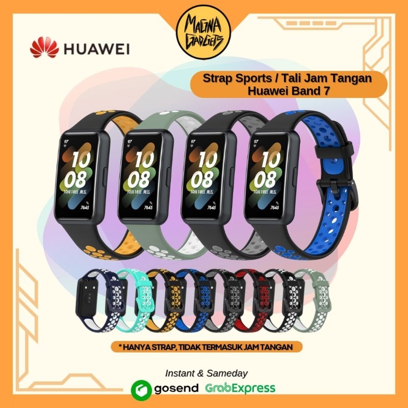 Strap Sport Huawei Band 7 Smartband - Tali Jam Tangan Sporty Huawei Band 7