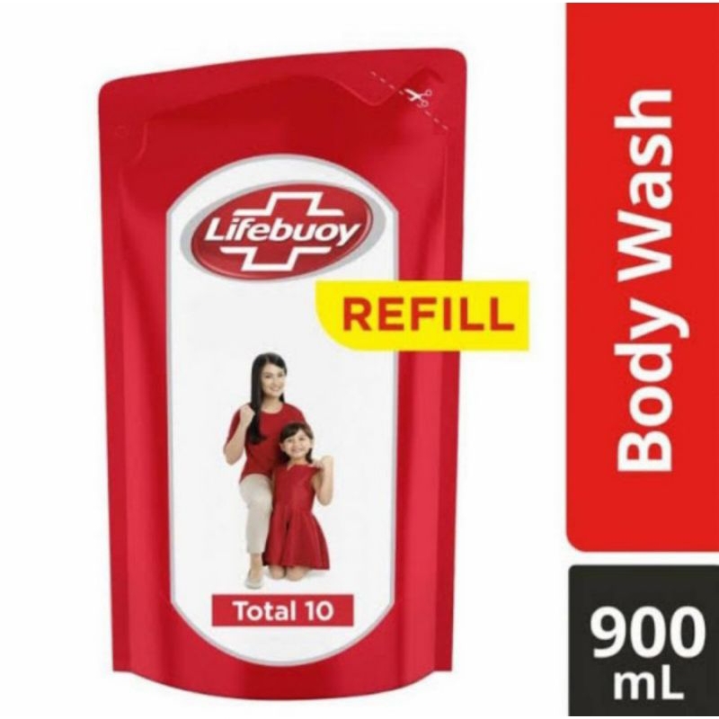 Sabun cair Lifebuoy 825ml Total 10