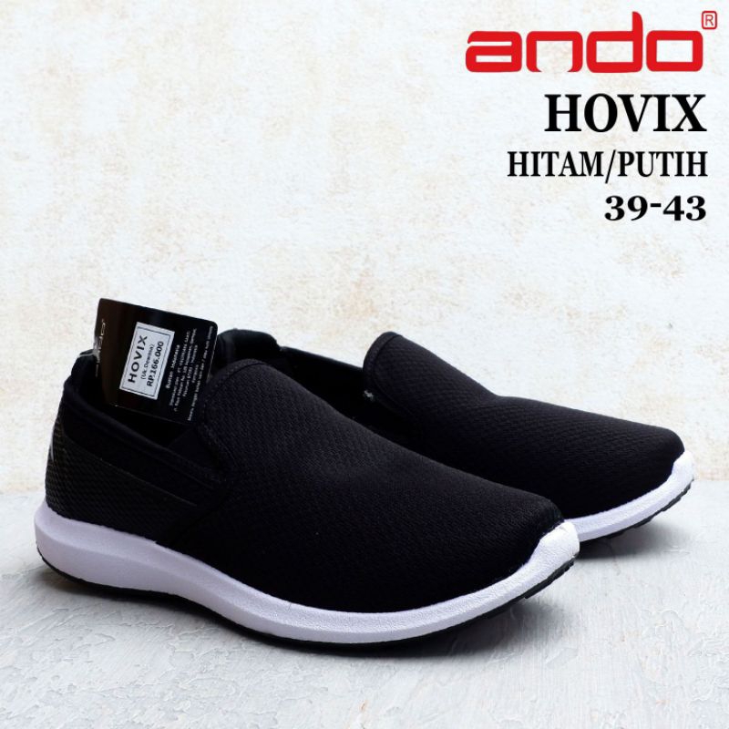 Sepatu Pria & Wanita - Slip On Ando Hovix / Marcus / Brava - Work Shoes | Size 38-43