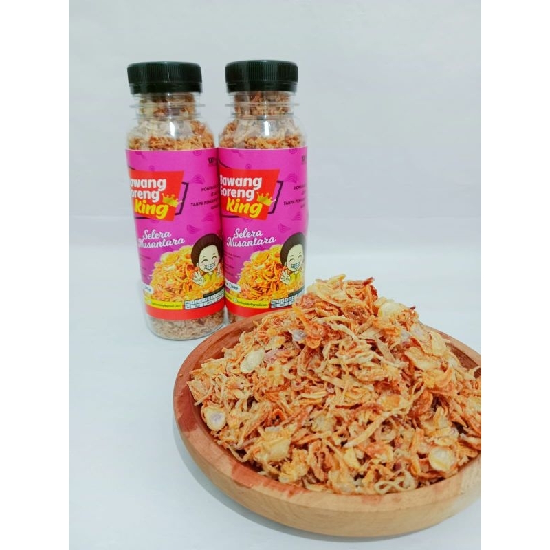 

Bawang Goreng King 75gr//Rasa Sapi Panggang//Bawang Goreng Asli Renyah & Gurih