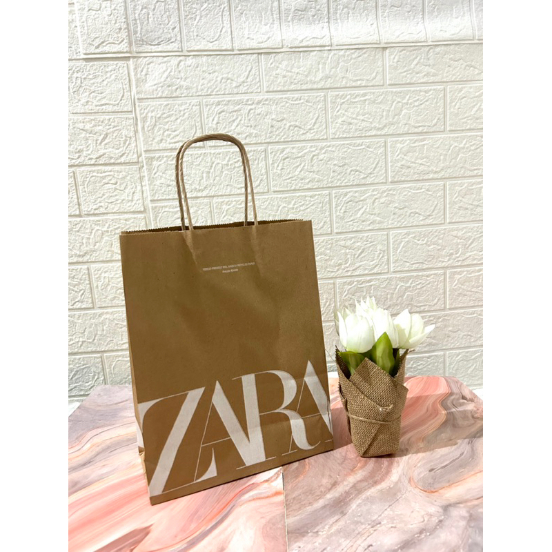 Paper Bag ZARA Original Store ( Ready Stock JKT )