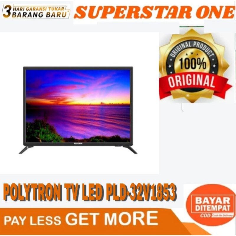 TV LED Polytron 32 inch HD Digital TV PLD-32V1853 TV LED Polytron 32 inch HD Digital TV PLD-32V1853 Tv