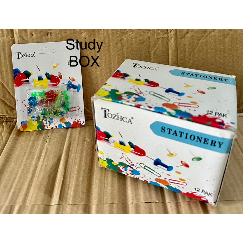 

TOZCHA PUSH PIN KERTAS PIN WARNA CLIP