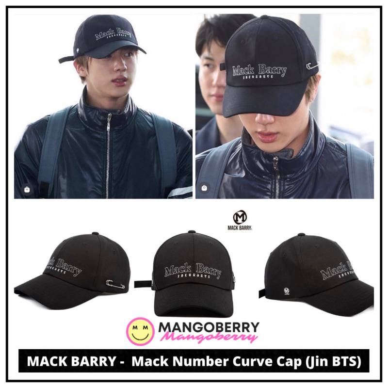 MACK BARRY - Mack Number Curve Cap (Jin BTS cap)