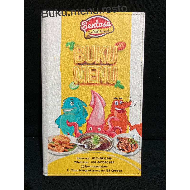 

BUKU MENU SINTETIS FULL PRINT