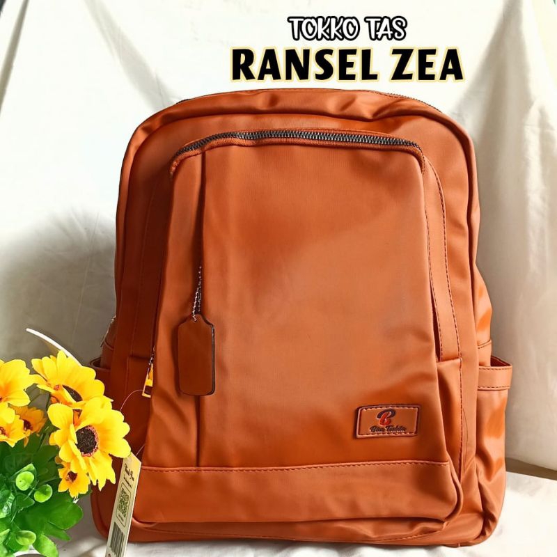 Ransel Zea By Biru Tsabita Tas Bahu Muat Laptop Bahan Anti Air