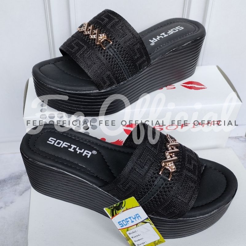 Wedges wanita pesta/wedges slop wanita/wedges mewah/wedges pesta/sandal wanita mewah/TERBARU Wedges 