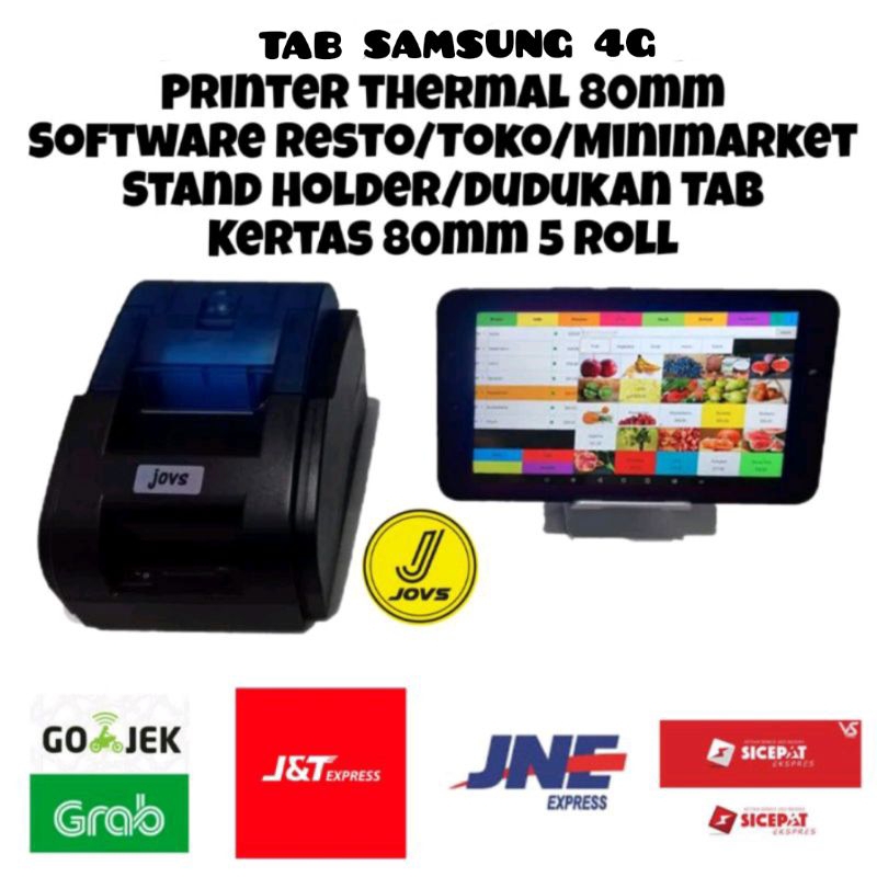 Mesin kasir Android Tablet Samsung Tanpa Laci