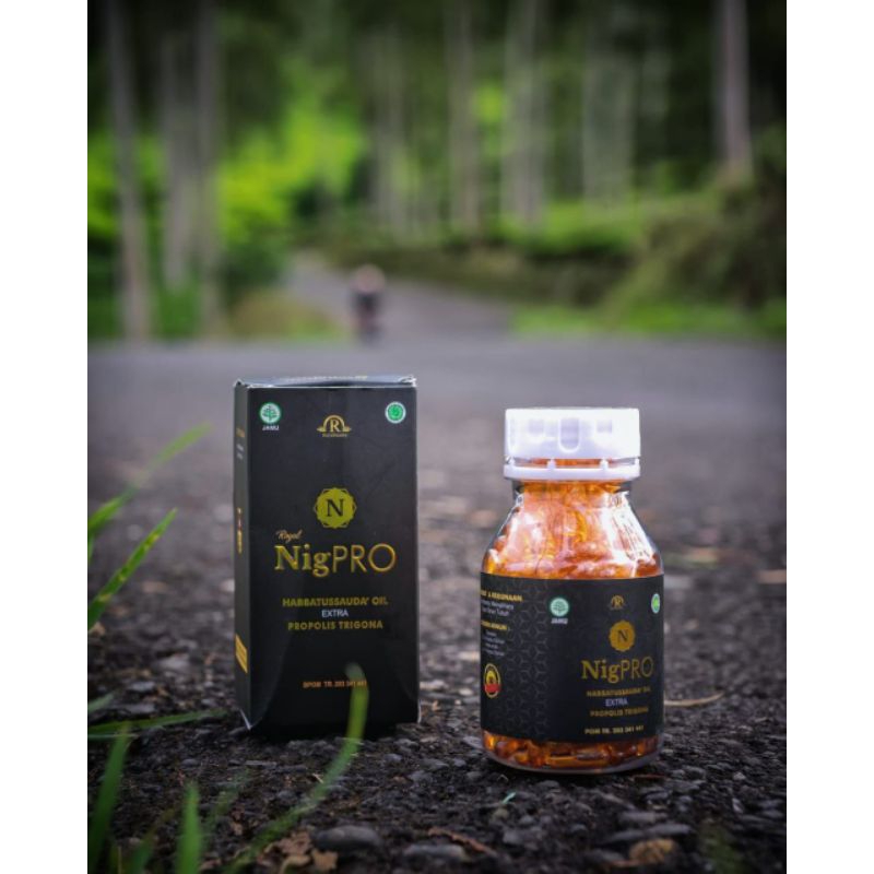 Nigpro Nig Pro Habbatussauda Oil Extra Propolis Trigona200 Kapsul & 100 Kapsul
