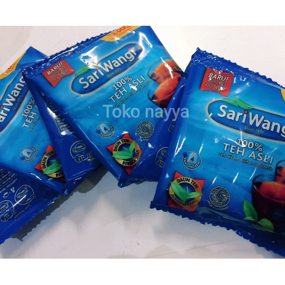 Teh Celup SariWangi kemasan Sachet - isi 4 kantong