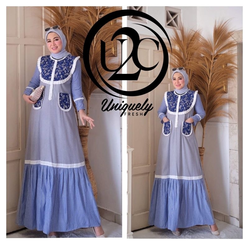 Rahayu dress by U2C - Busana Muslim Gamis Abaya Madina Import Premium Simple Casual Etnik