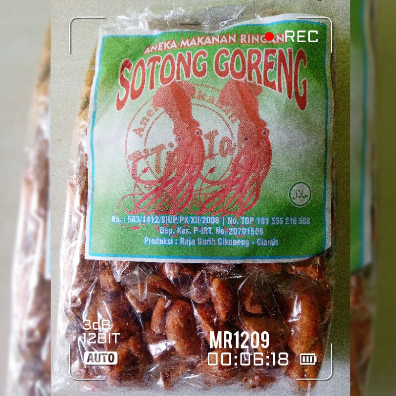 

Paling laris-makanan ringan kripik Sotong Goreng 1 pack isi 20pcs