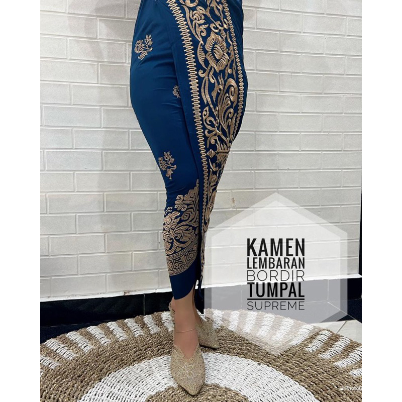 Kamen endek bordir songket