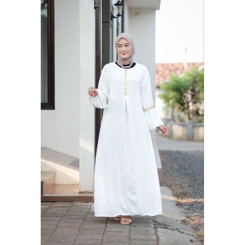 EKHSA GAMIS ABAYA TURKEY Crinkle airflow