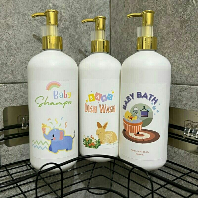 BOTOL SABUN CAIR BABY 500ML / BOTOL SABUN CAIR ISI ULANG BABY / BOTOL REFILL SABUN BAYI