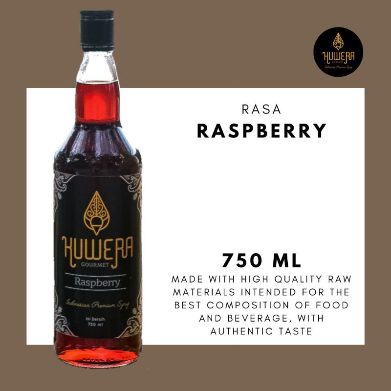 

Sirup Raspberry - Kuwera syrup 750 ml