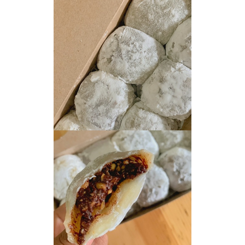 

Mochi coklat kacang