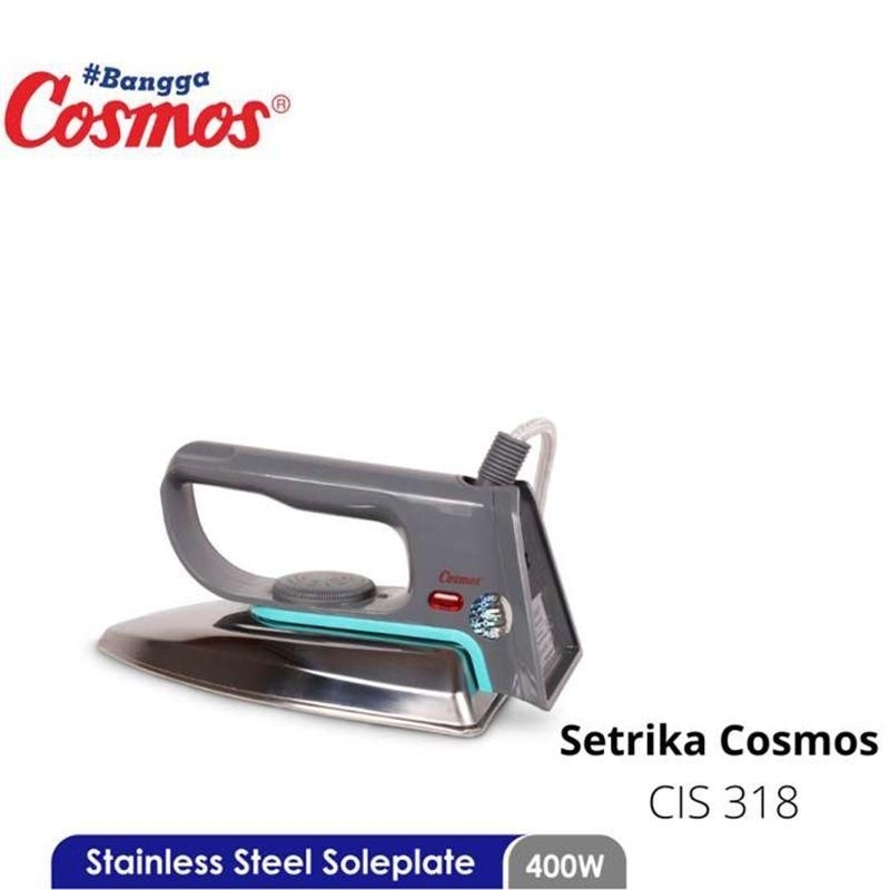 Setrika Cosmos CIS 318 F1 / Sterika Otomatis Cosmos CIS 318 Non Stick Stainless Steel