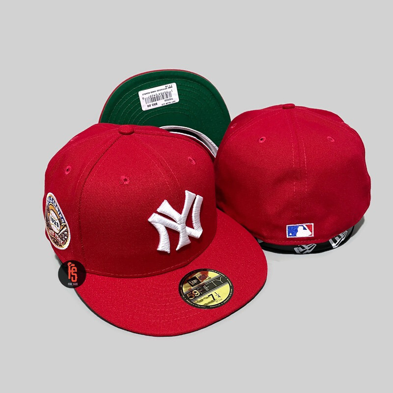 TOPI NEW ERA ORIGINAL 5950 WS 1923 NEW YORK YANKEES RED UV GREEN