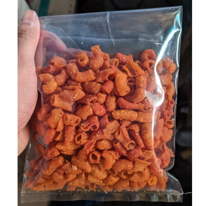 

[100 gr] Makaroni setan pedas kecil