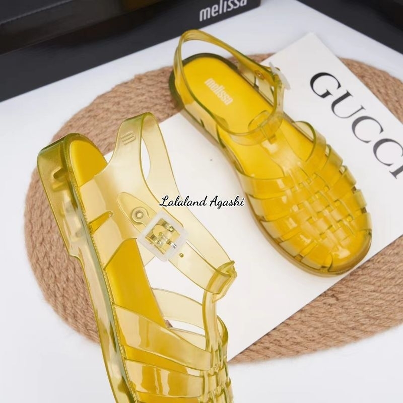 Sepatu sandal melissa possesion yellow jelly ad/sepatu jelly wanita/sandal jelly