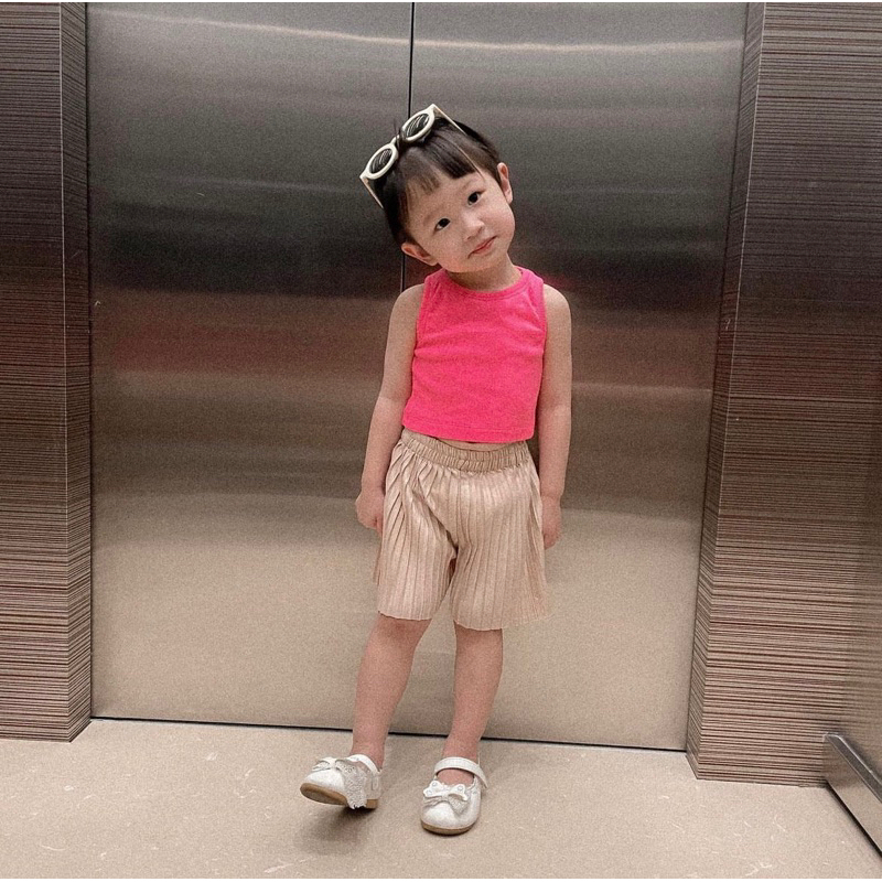 Celana Pendek Plisket Anak / REGINA PLISKET PANTS