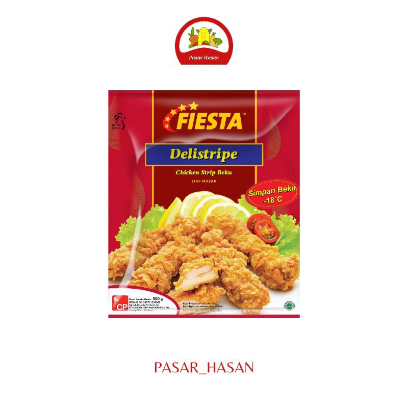 

500gr Delistripe Chicken Fiesta | Frozen Food | Pasar Hasan
