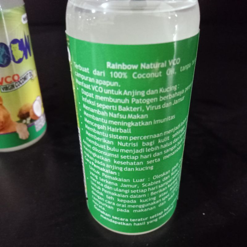 virgin coconut oil rainbow minyak kelapa vco 60ml