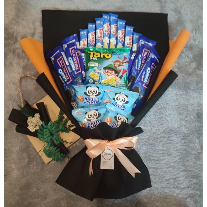 buket Snack murah tanggo gorio Oreo hello panda taro besar/ buket besar/ hadiah wisuda