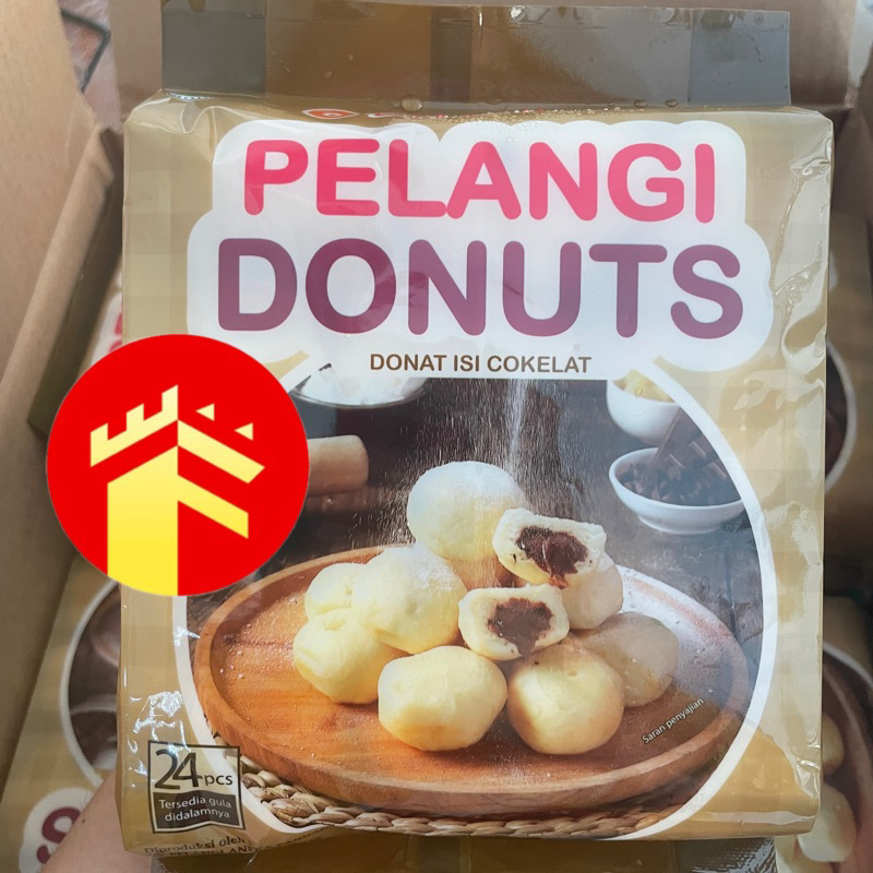 

PELANGI DONUTS DONAT KENTANG COKLAT ISI 24 PCS DONAT MINI COKLAT DONAT COKLAT