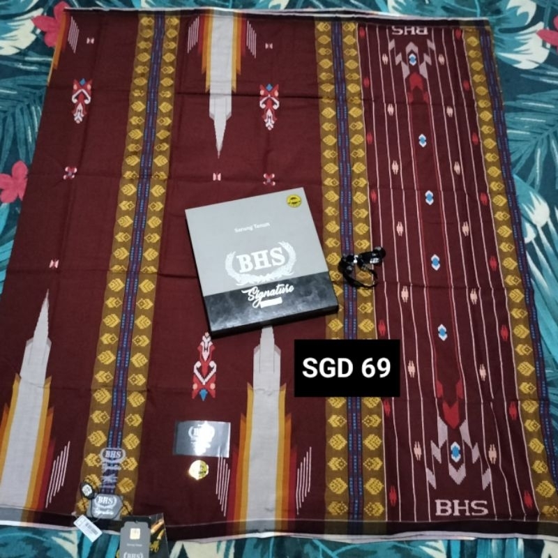 SARUNG BHS SIGNATURE SILVER SGD SUTRA MESRES BISA COD