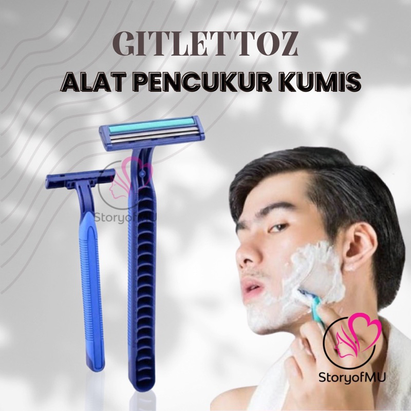 Shavers Pisau Cukur | Alat Cukur Kumis Dan Jenggot Bulu 2 Mata Pisau | Cukuran Bulu Pencukur Ketiak 