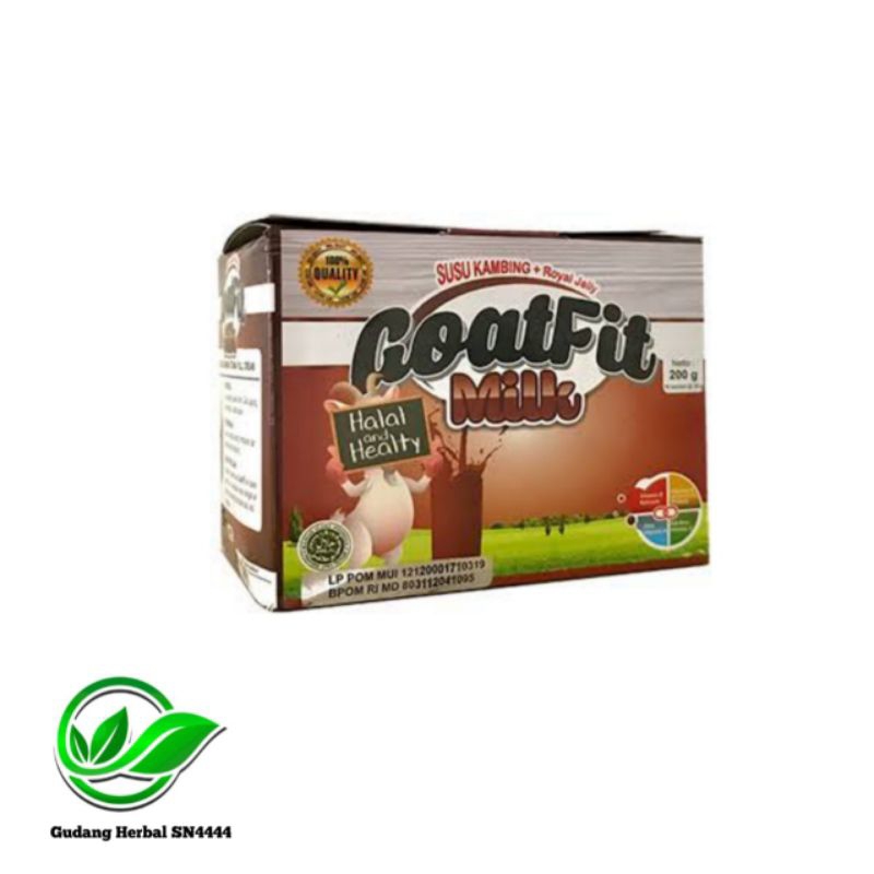 

GOATFIT MILK Susu Kambing Etawa plus Royal Jelly Rasa COKLAT - Sachet