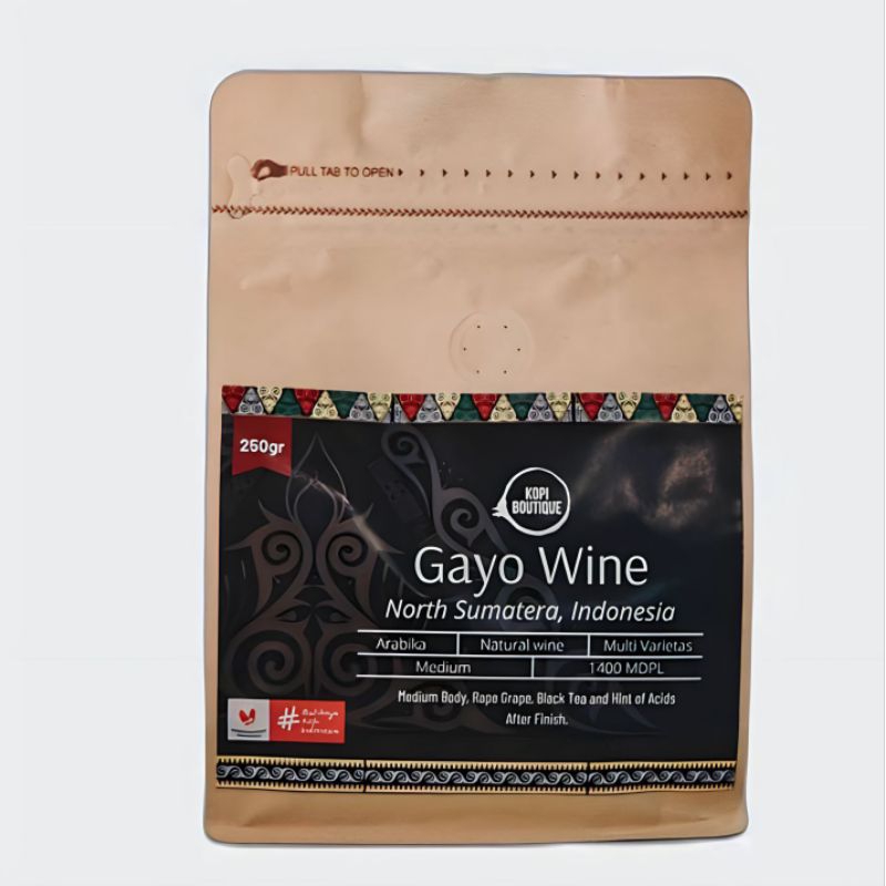 

kopi Arabica Sumatra Gayo Wine 250gr