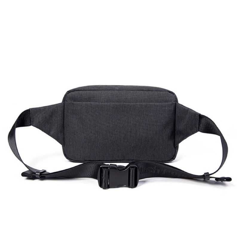 READY ORIGINAL Hush Puppies Tas Waist Bag Pria Well Waist Bag 226 In Grey