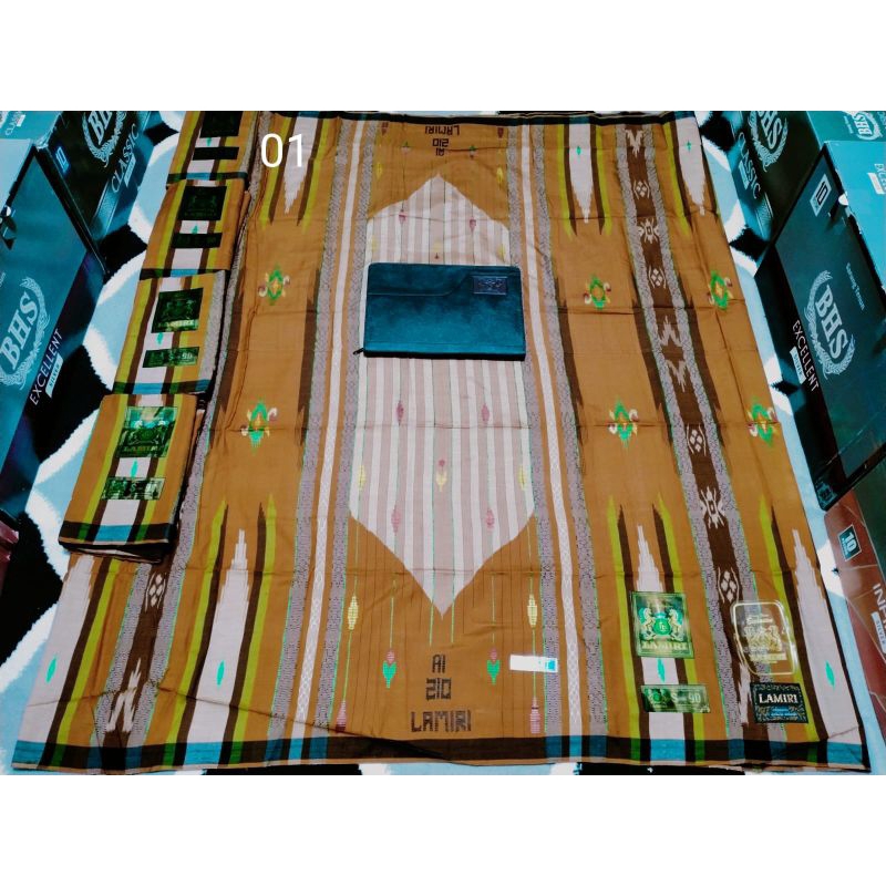 JUAL SARUNG TENUN LAMIRI 210 FULL SUTRA.MOTIF SGT ISTIMEWA.TERMURAH