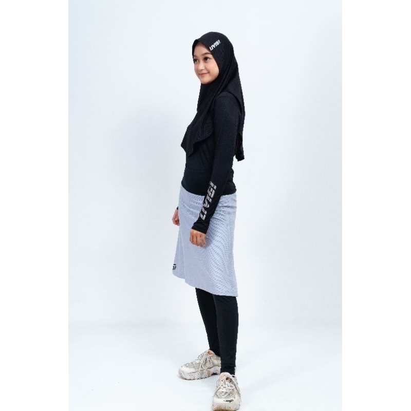 Livigi - Lily Legging Skirt Black - Rok Olahraga Wanita