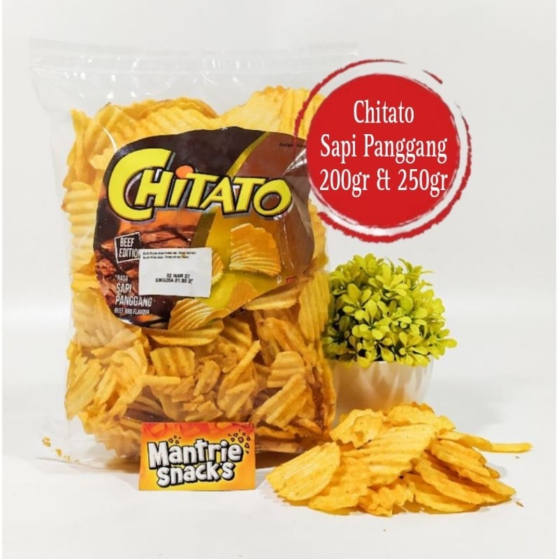 

makanan ringan chitato kiloan sapi panggang 250gr