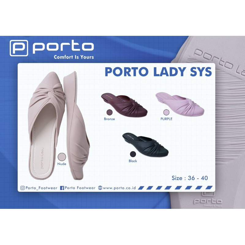 Sandal Jelly Porto SYS Sandal Bustong Pita Simpul Terbaru