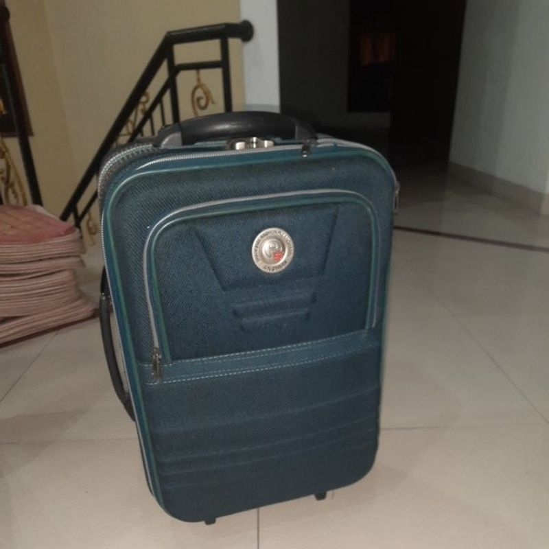 Tas Troli Trolley Roda Anshun Koper Kain Tebal Preloved