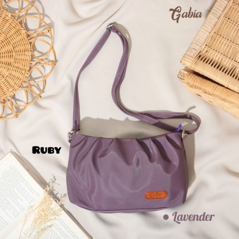 TAS SELEMPANG RUBY BAG BY GABIA BAHAN CHOCOLY ANTI AIR PREMIUM