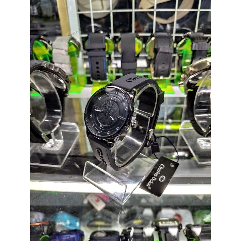 Jam Tangan Wanita Charles Delon Karet