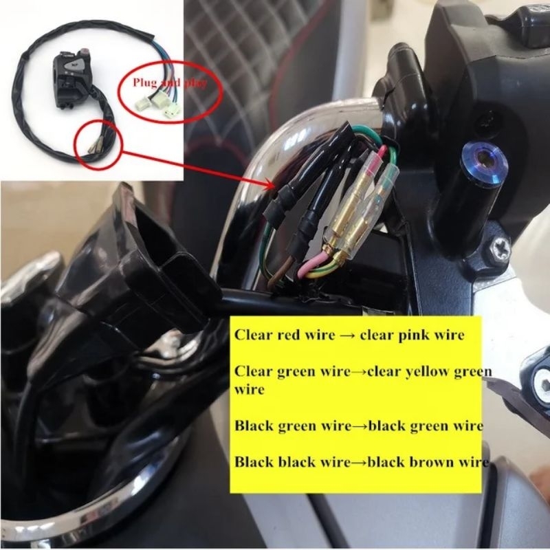 SAKLAR HOLDER KIRI NMAX PCX ADV VIXION CBR SONIC FINO SATRIA FU R15 R25 VARIO