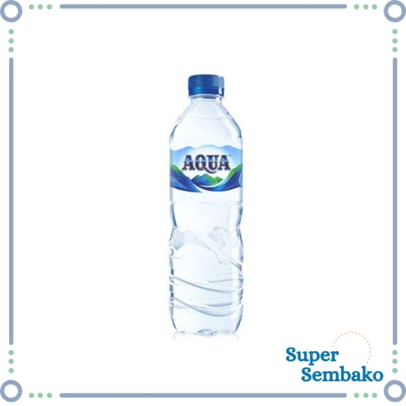 

AIR MINERAL AQUA BOTOL SEDANG 600ml