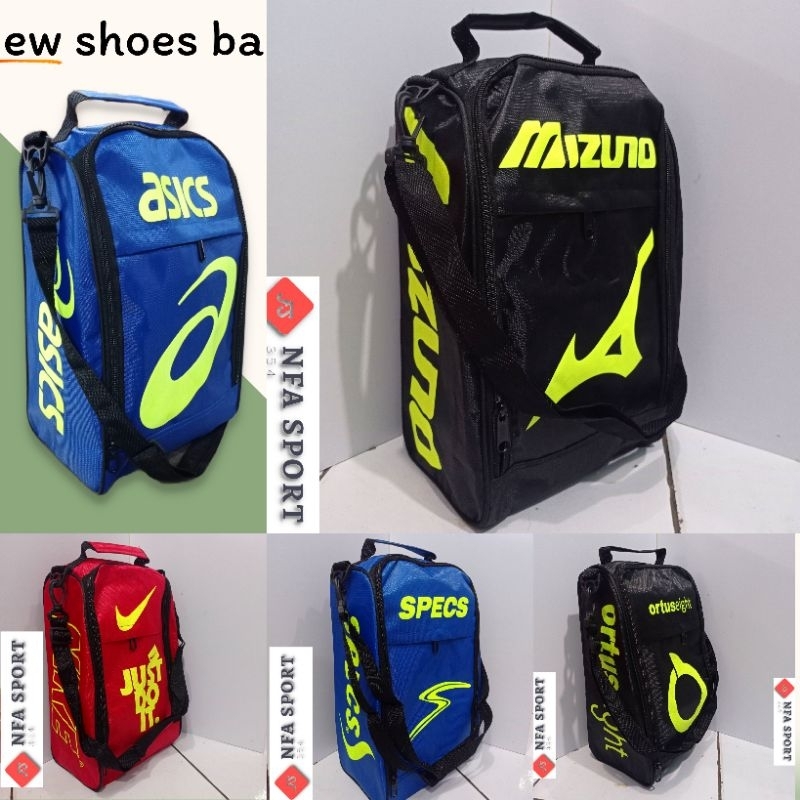 TAS SEPATU VIA TALI BUAT BAWA SEPATU OLAH RAGA FUTSAL,FOTBALL VOLY DLL