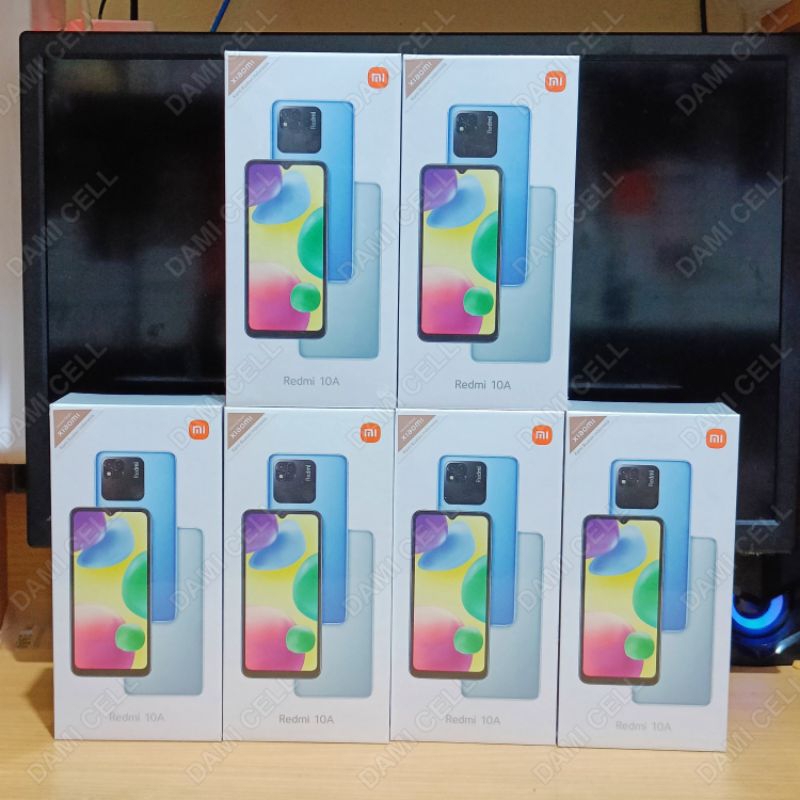 Xiaomi Redmi 10A 4/64GB - 3/32GB GARANSI RESMI BNIB
