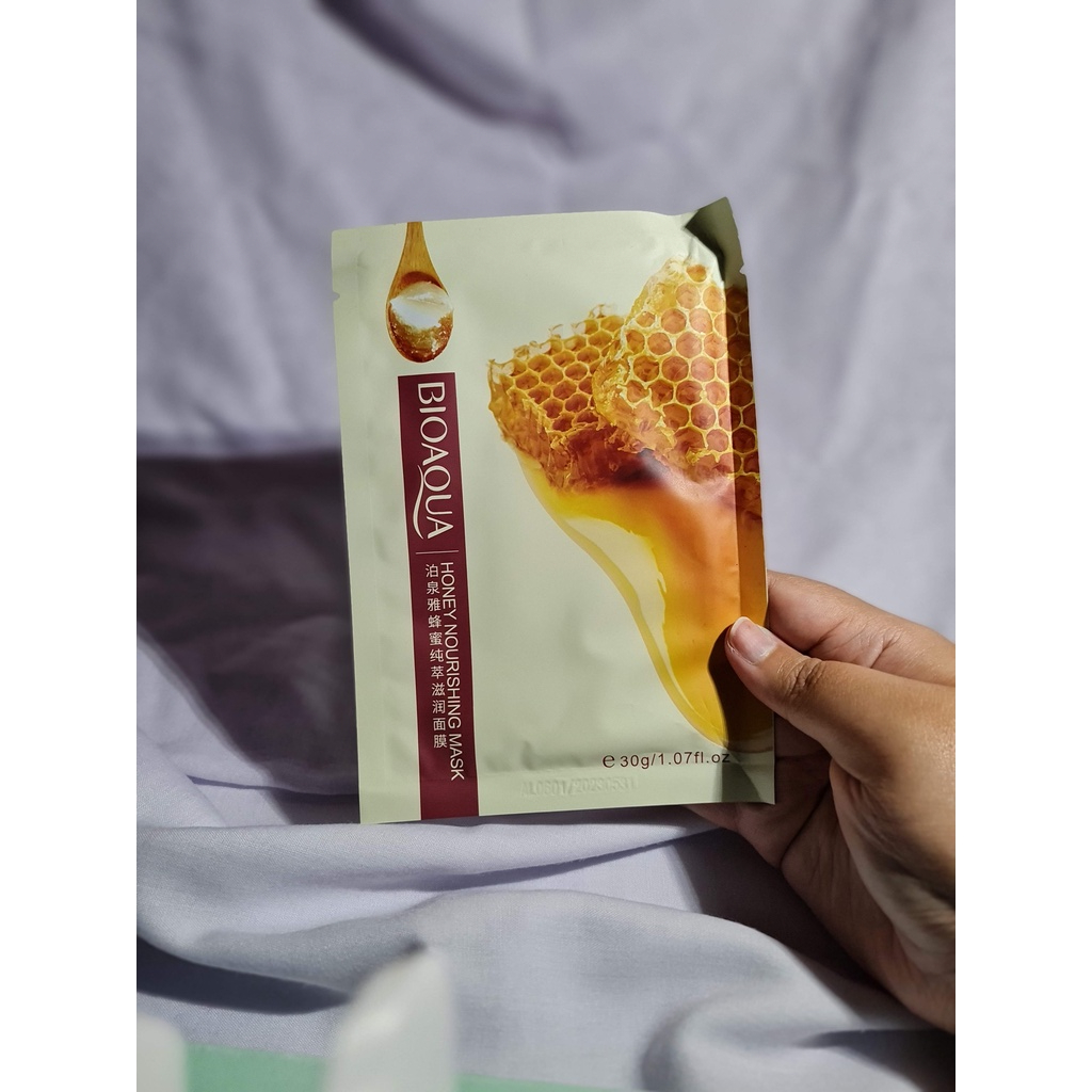 BIOAQUA Honey Nourishing Mask / Masker Wajah / Masker Muka