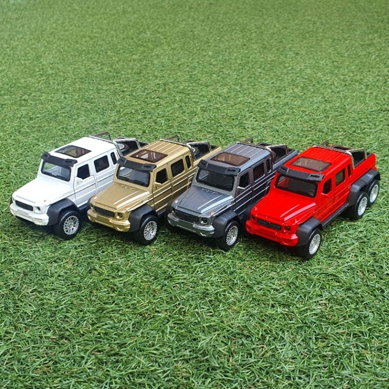 Mainan Diecast Mobil Jeep Wrangler Land Rover Defender Mercedes Benz Brabus Mercy G Class Raptor F150 Miniatur Mobil Jeep Hummer